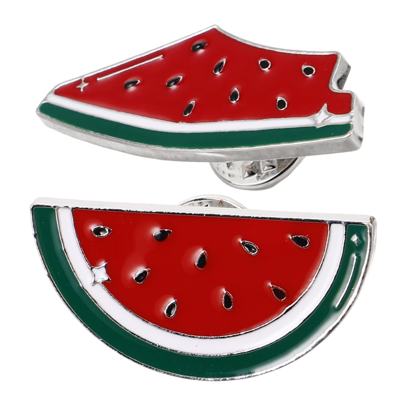 TOGEVAL 4 Pcs ウォーターメロン バッジ ブローチ ウォーターメロン ブローチ クリップ クリップ クリップ クリップ クリップ