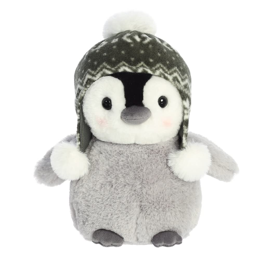 Aurora, 99291, Chillin Chick Chiyu Penguin, 10In, Soft Toy, Grey & White
