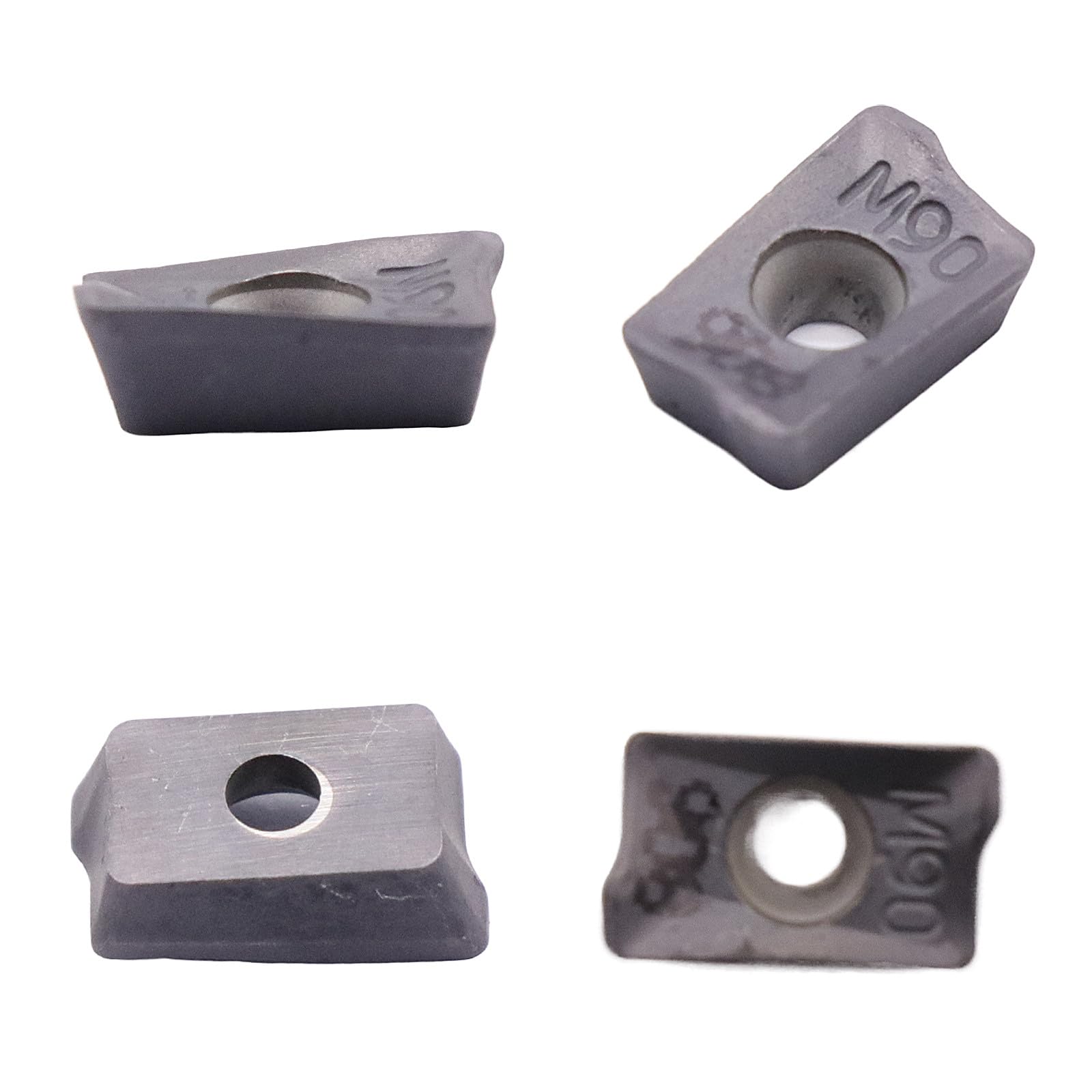 HM90 APKT1003PDR IC908 Carbide Insert Milling Cutter Blades,Pack of 20