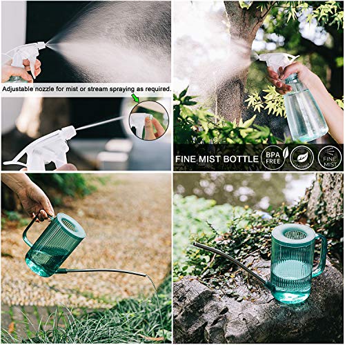 Vaupan Plant Gieter, roestvrij staal lange uitloop gieter Pot met 500ml fijne mist spuitfles voor water geven Indoor… - Afbeelding 7