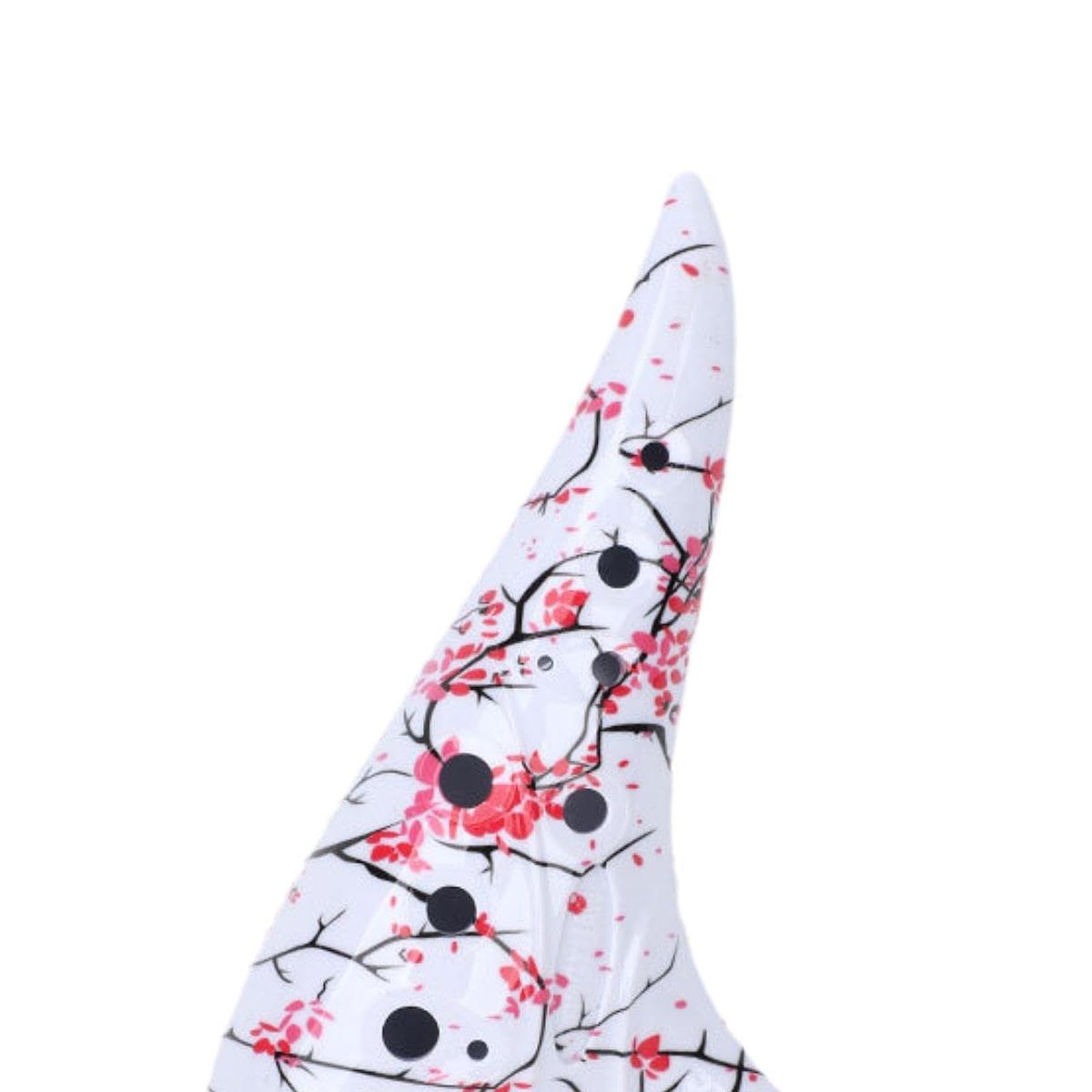 DuskHaven Ocarina Alto En Do, 12 Trous, Instrument de Musique En Résine, Artisanat Robuste et Portable, Accessoire Léger, Convient Aux Débutants et Aux Adultes, Rouge