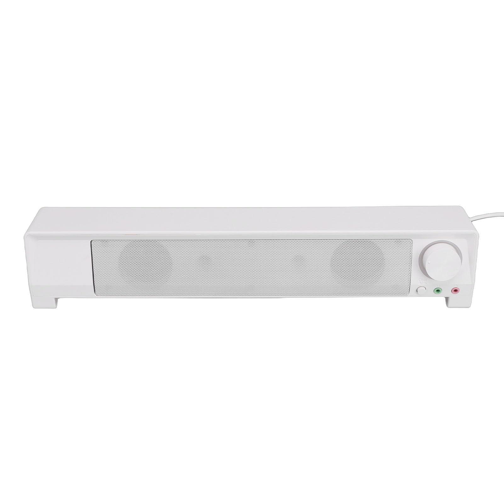Topiky Altoparlante per Computer USB, Altoparlante per PC Desktop con Audio 3D con Microfono, Integrato per Monitor, Elegante Alimentato da Porta USB per Ufficio Domestico