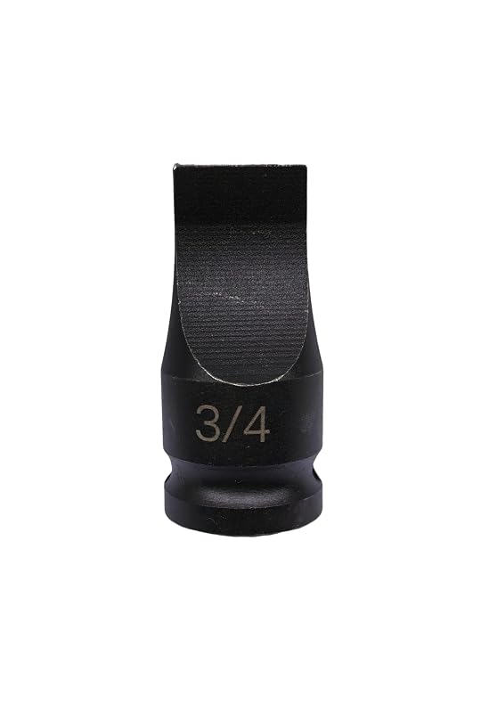 Soquete Chave de Fenda Fenda e Drag Link JXHONG com Encaixe de 12,7 mm, Ponta de 19,1 x 2,9 mm, 1 Unidade