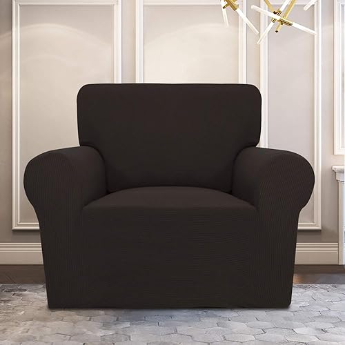 Miniatura 2 de PureFit - Funda elástica para sofá, jacquard, elastano, antideslizante, suave, protector de muebles lavable con espuma antideslizante y parte