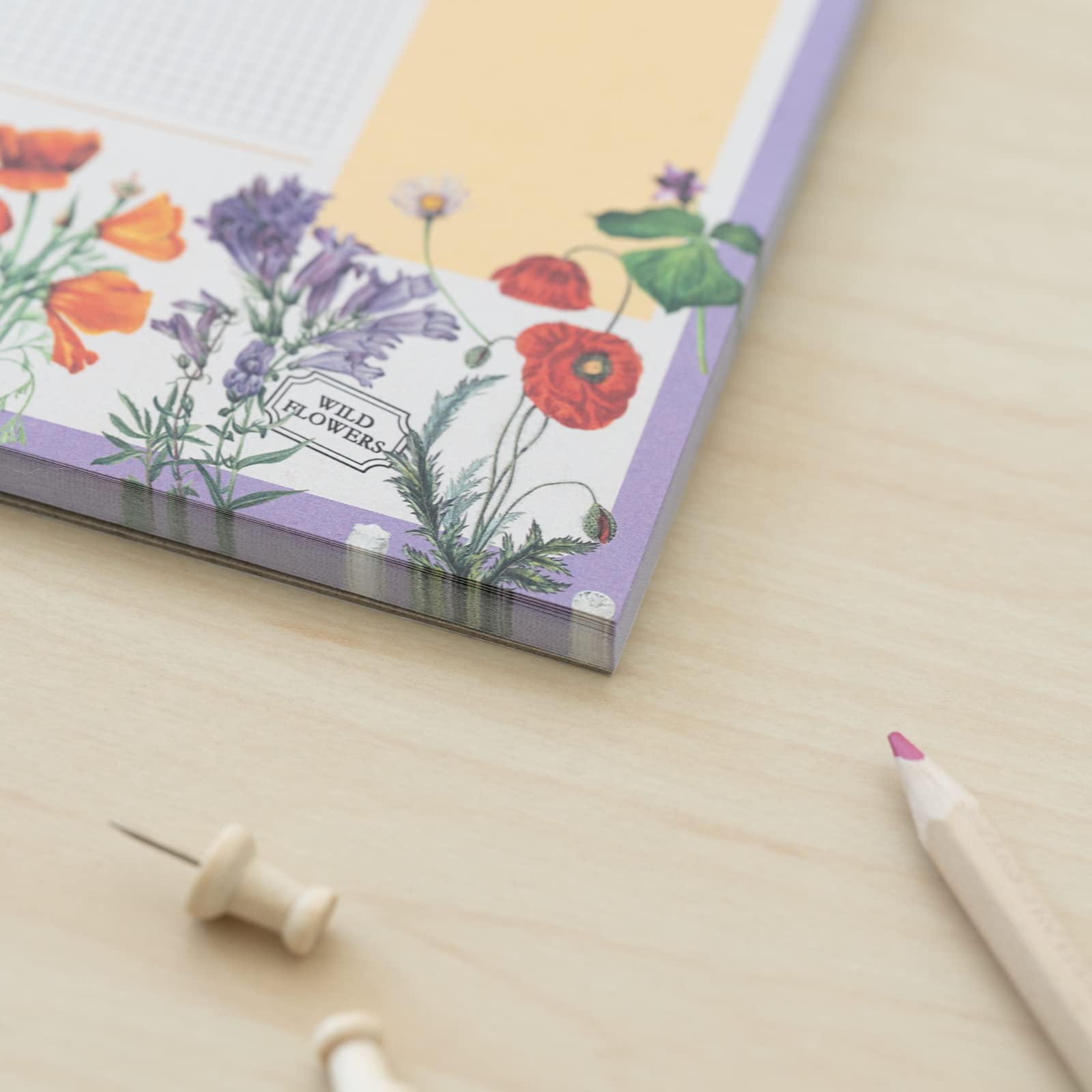 Semainier Bureau A3 Mercredi Addams - Bloc-notes Hebdomadaire Avec Feuilles Détachables - Planner Organisateur 29.7x42 Cm