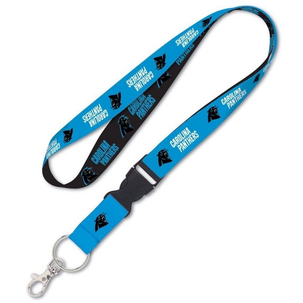 WinCraft NFL Carolina Panthers Lanyard with Detachable Buckle