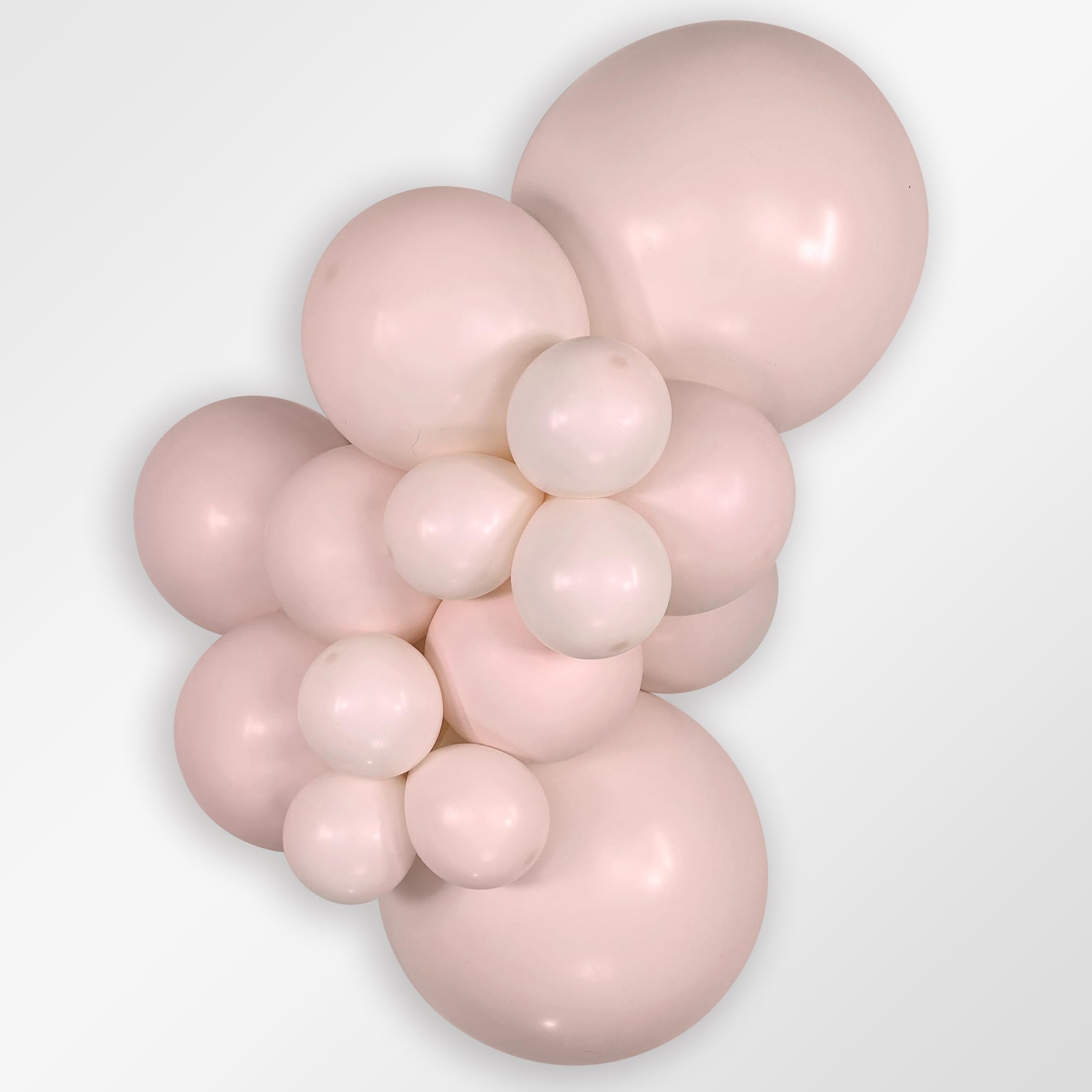 Sempertex Palloncini rotondi rosa pastello opaco, 27 cm, 100 pezzi, eleganti palloncini in lattice per decorazioni di compleanno, matrimoni, lauree, baby shower, anniversari, addio al nubilato, feste