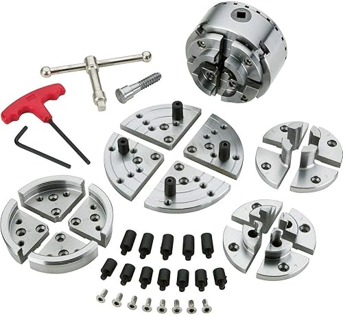 Grizzly Industrial T10809-3-3/4" Juego de portabrocas de torno de madera