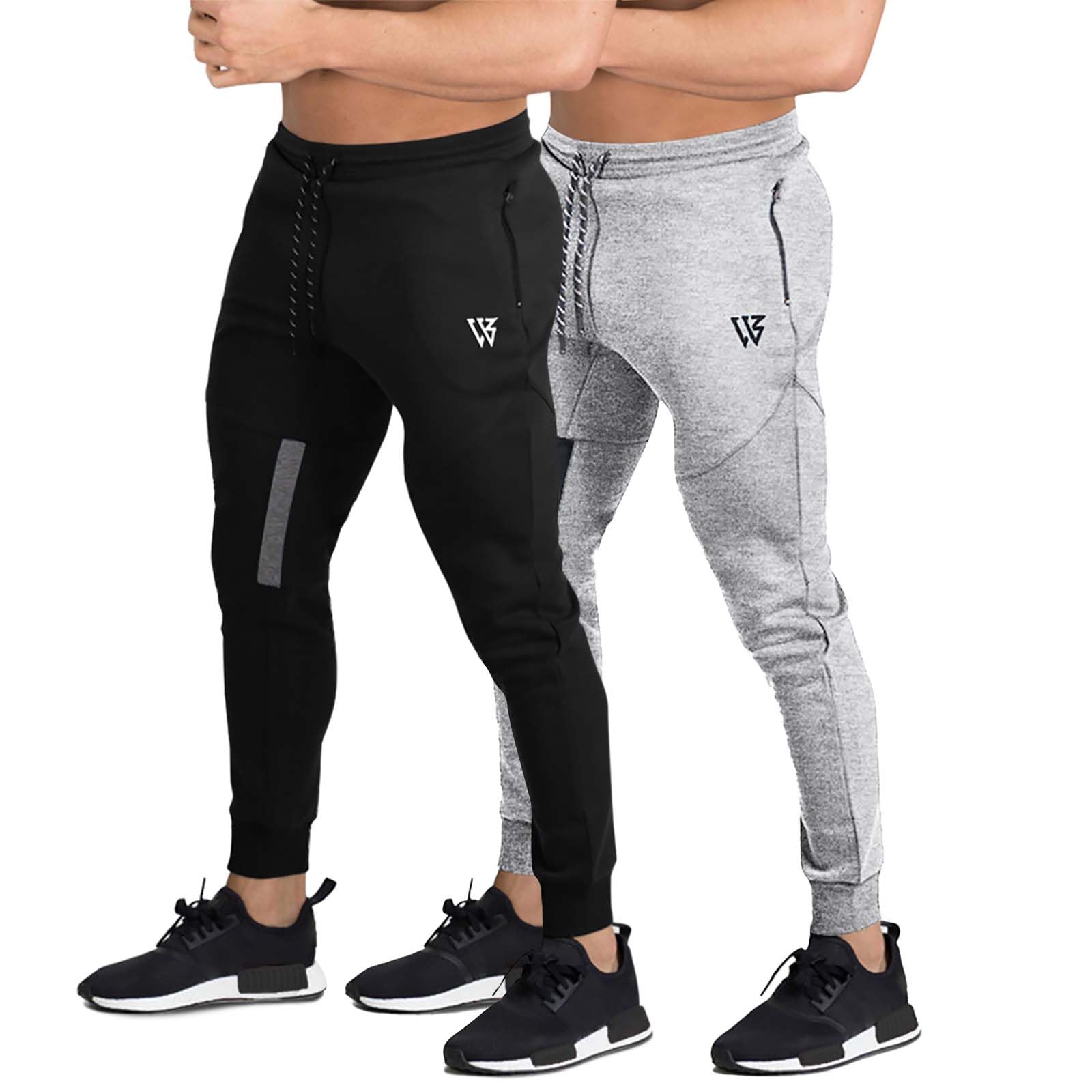 BROKIG Pantaloni della Tuta da Jogging da Palestra Vertex da Uomo con Tasche