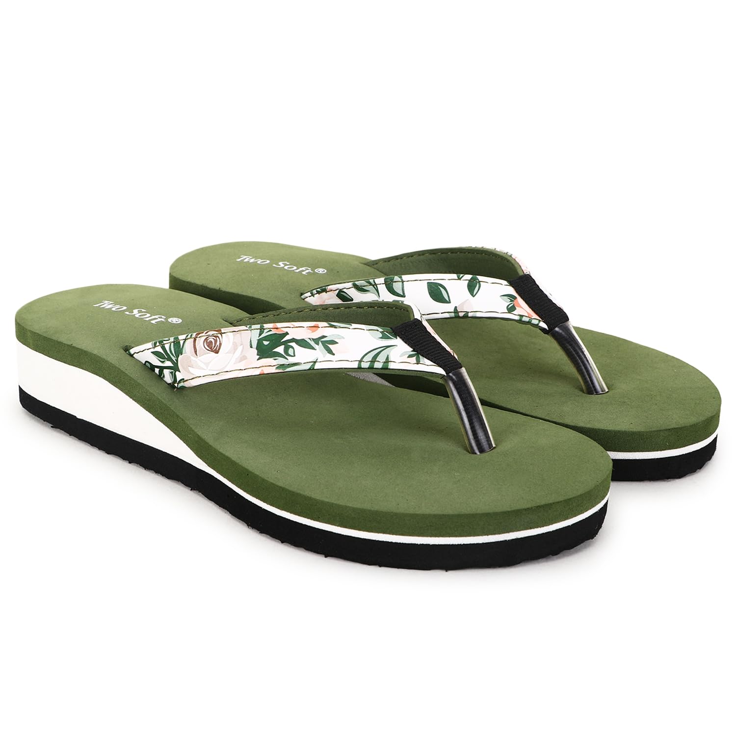 twosoft Women Premium Comfortable Stylish Light weight|Extra Softnes (Green, 7)-picture-45