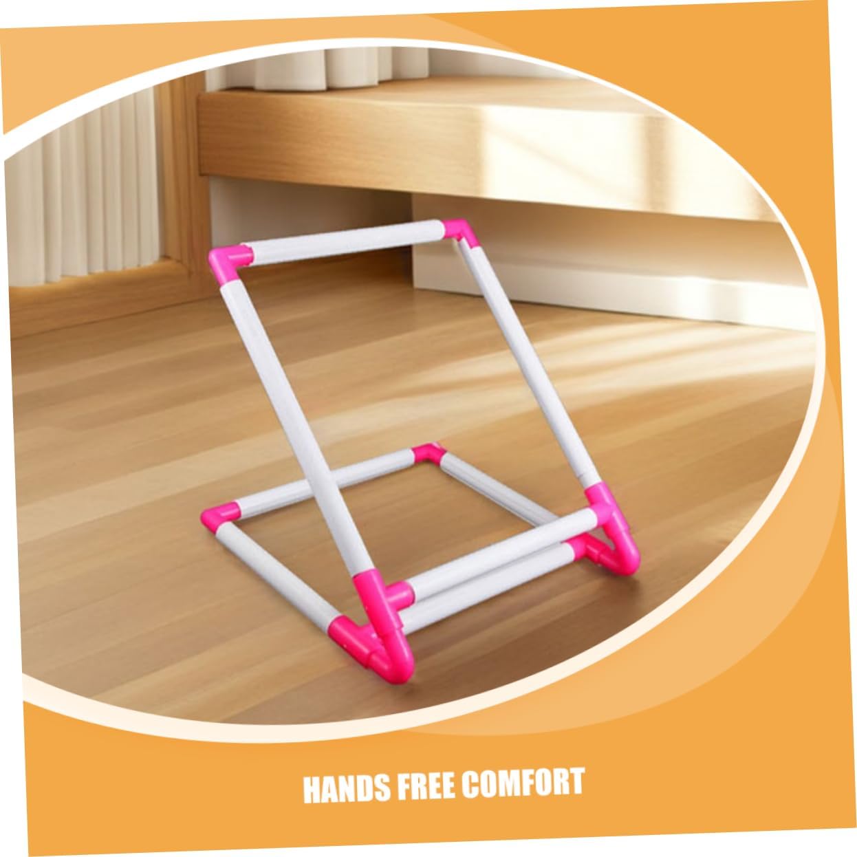 Plastic Embroidery Holder Stand Ergonomic Quilting Frame for Cross Stitch Tapestry Compatibility Hands Design for Comfortable Crafting Sessions Durable Construction