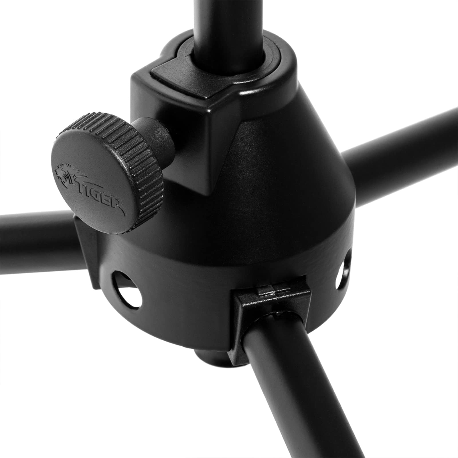TIGER MCA7-BK Asta a Giraffa per Microfono con Clip Standard per Microfono da 5/8", Nero