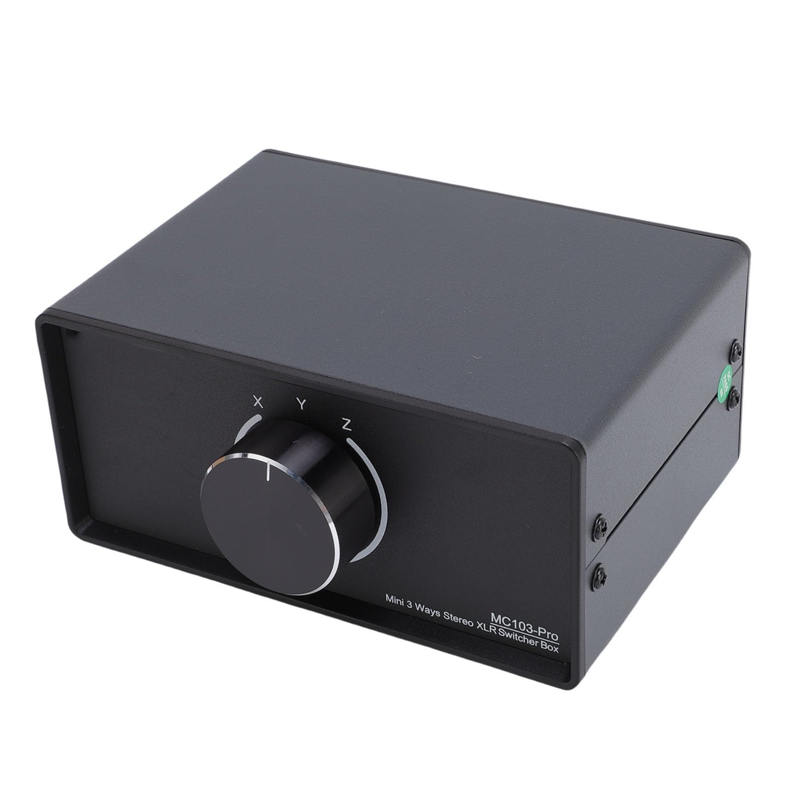 Convertitore Audio Bilanciato Robusto Splitter Stereo Passivo per Appassionati di Musica, Interfaccia XLR in Lega di Alluminio 1 Ingresso 3 Uscite Splitter Audio, per Configurazione Home Studio
