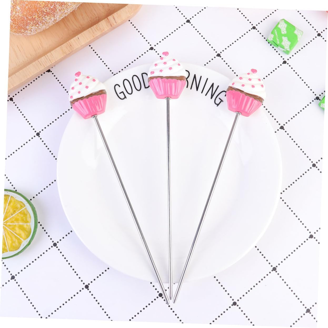 4pcs Stainless Steel Heart Shape Probe for Baking Supplies