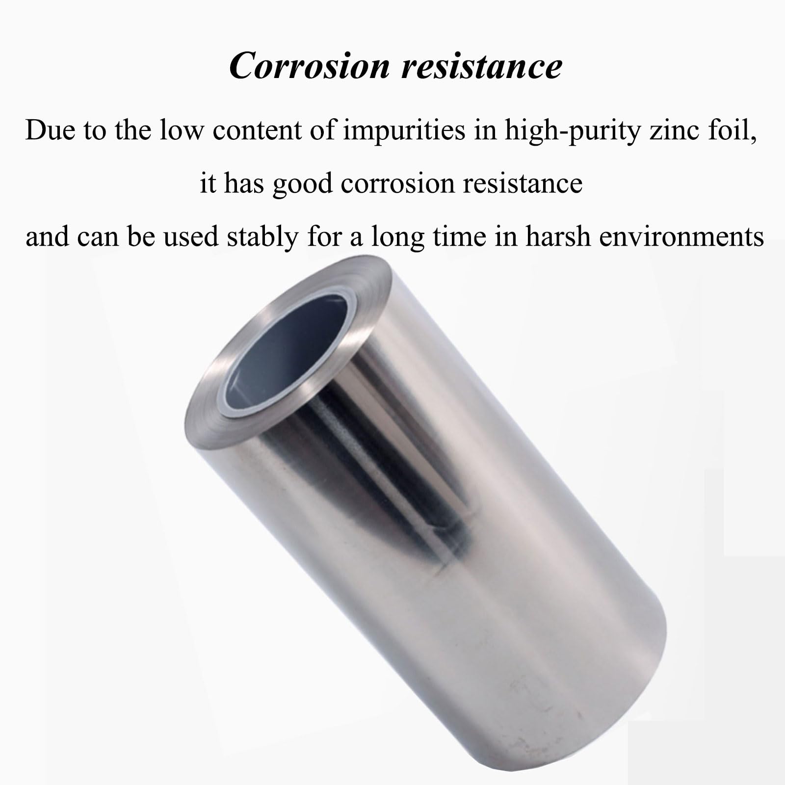 99.9% Pure Zinc Sheet Metal — 100mm X 100mm X 0.5mm High Purity Foil For Crafting, Experiments & Repair