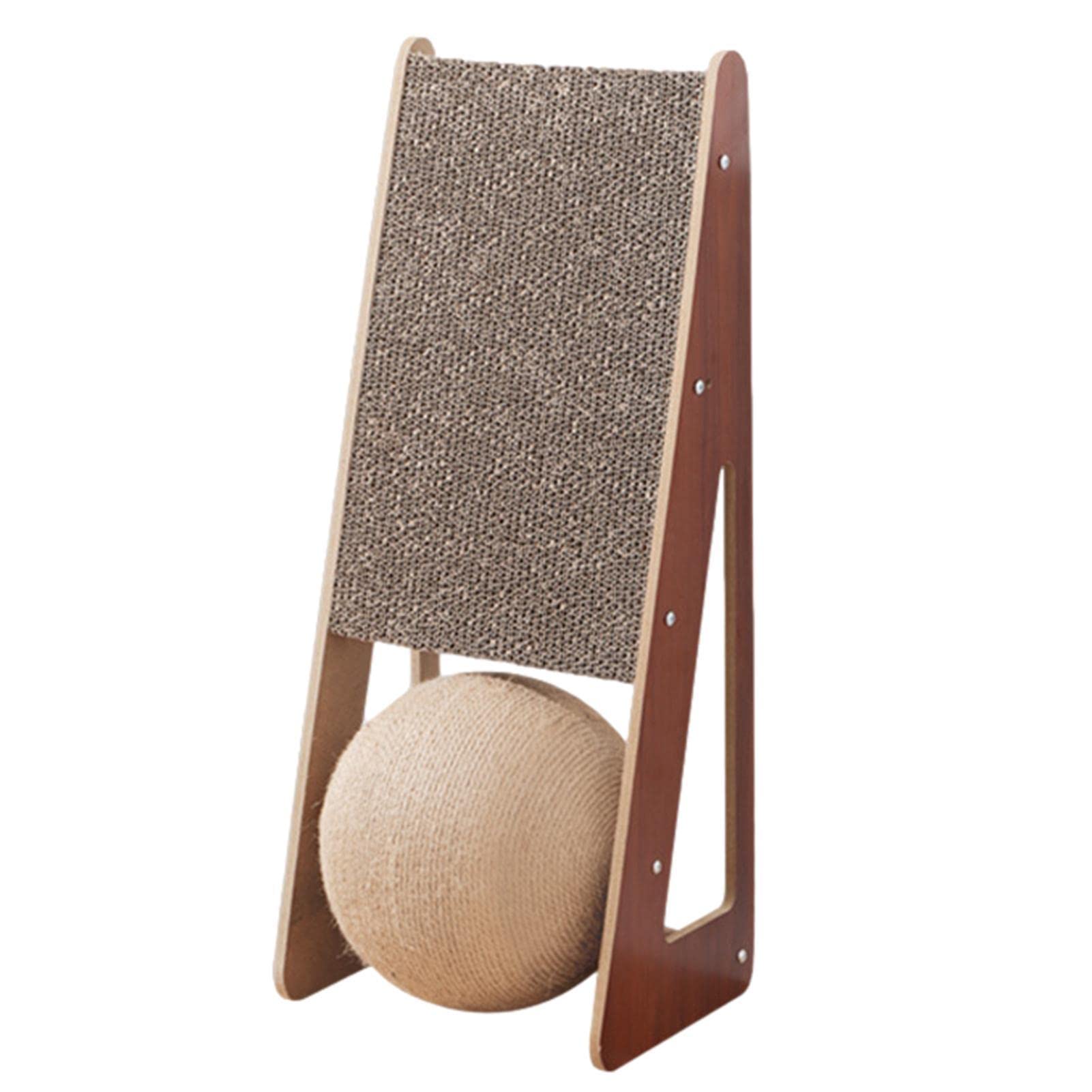 3 Almohadillas para rascar Gatos,Rascador para cartón | Pelota para rascar sisal Natural, cartón para rascar Gatos para Gatos pequeños y medianos