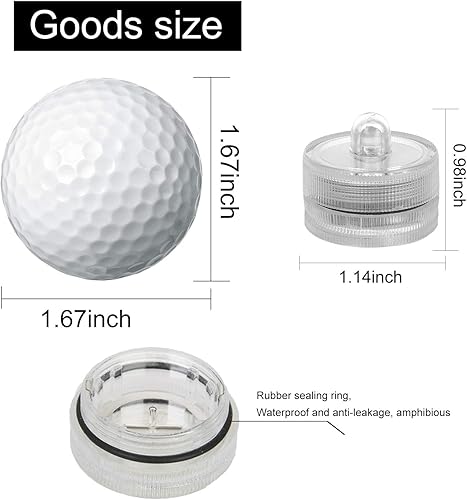Miniatura 3 de SHYMERY Luces LED sumergibles, luces de té impermeables, luces sumergibles blancas para piscina, luces de té sumergibles subacuáticas, luces LED