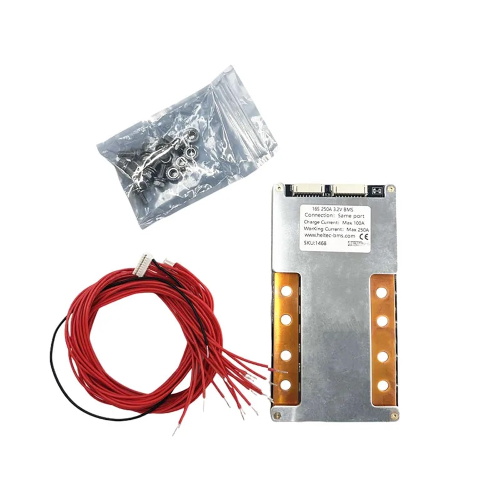 BMS 48V LiFePO4 16S 250A pour motorisation 5000W et onduleur de maison