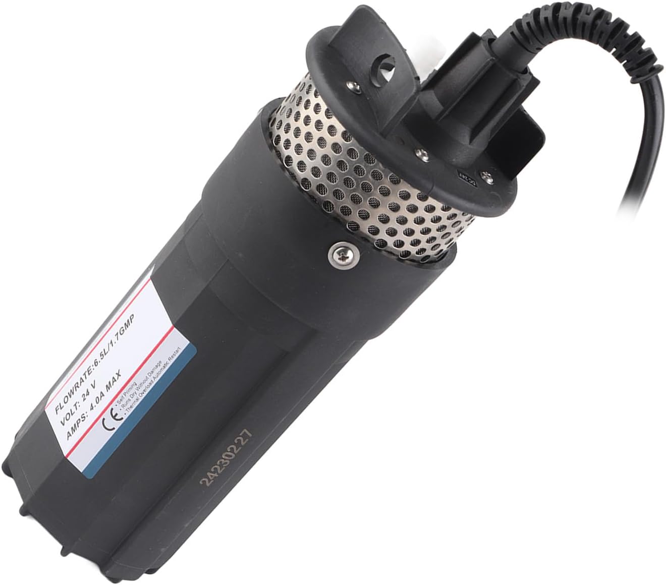 Eujgoov Stainless Steel Deep Well, Submersible Deep Well Submersible Pump with