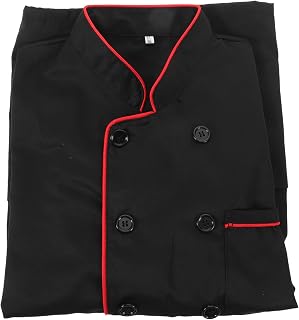Unisex Kurzarm Kochjacke für Damen und Herren Atmungsaktiv und Bequem für Professionelle Küchenarbeit und Gastronomieeinsatz