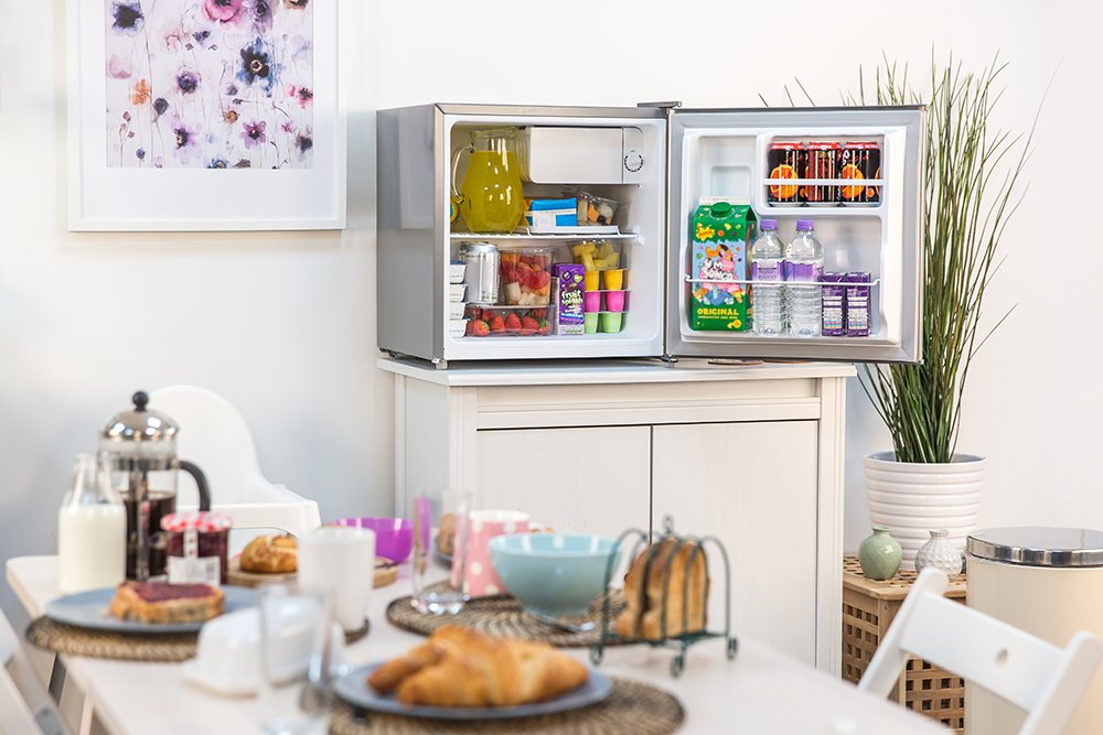 Buy Kuhla 43 Litre Mini Fridge with Ice Box, Inc Adjustable Thermostat