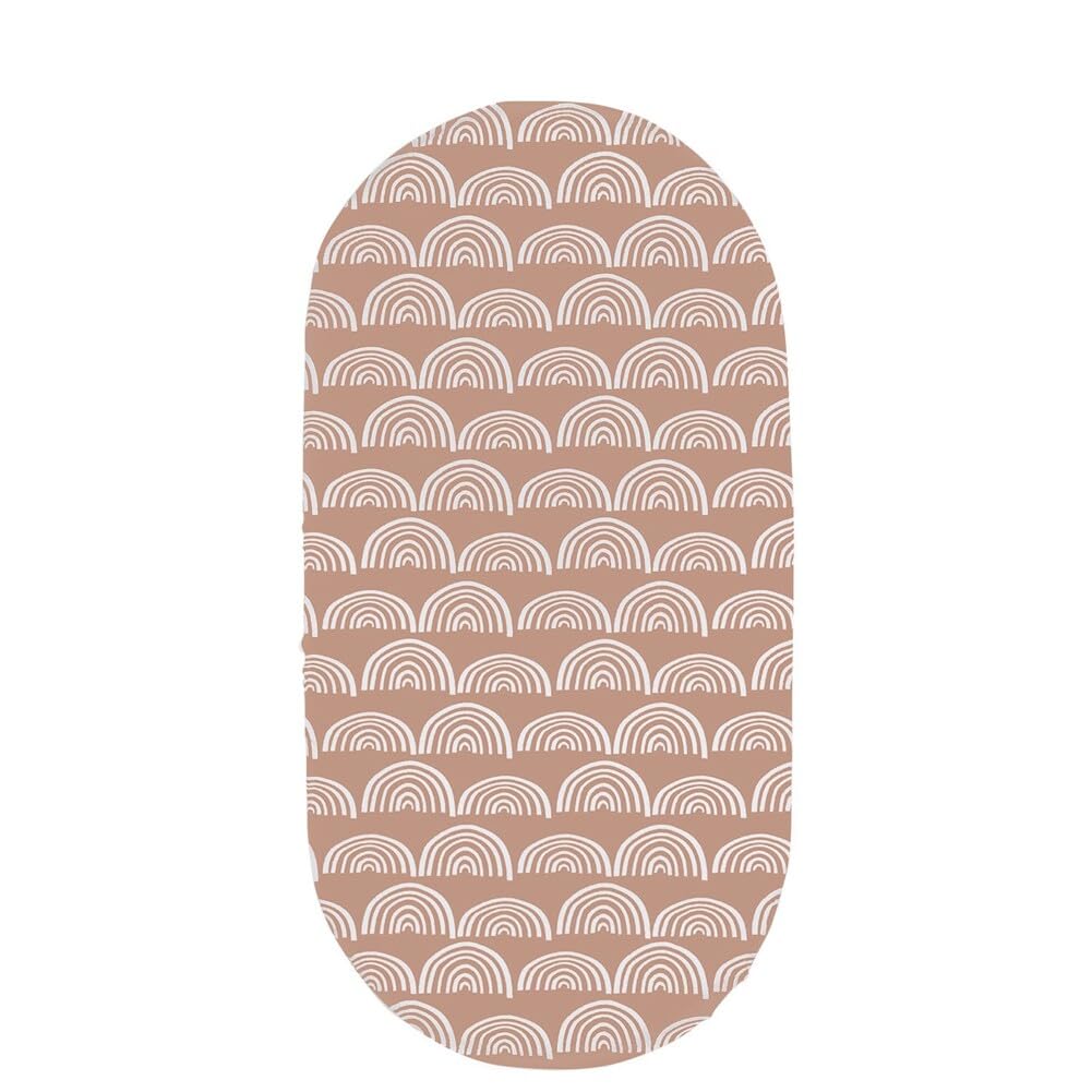 Stretchy Ultra Soft Fitted Bassinet Sheet Moses Basket Fitted Sheets for Boy and Girl Stroller, Crib, Pram, Baby Changing Basket and Changing Pad Cover, 82x41x8cm