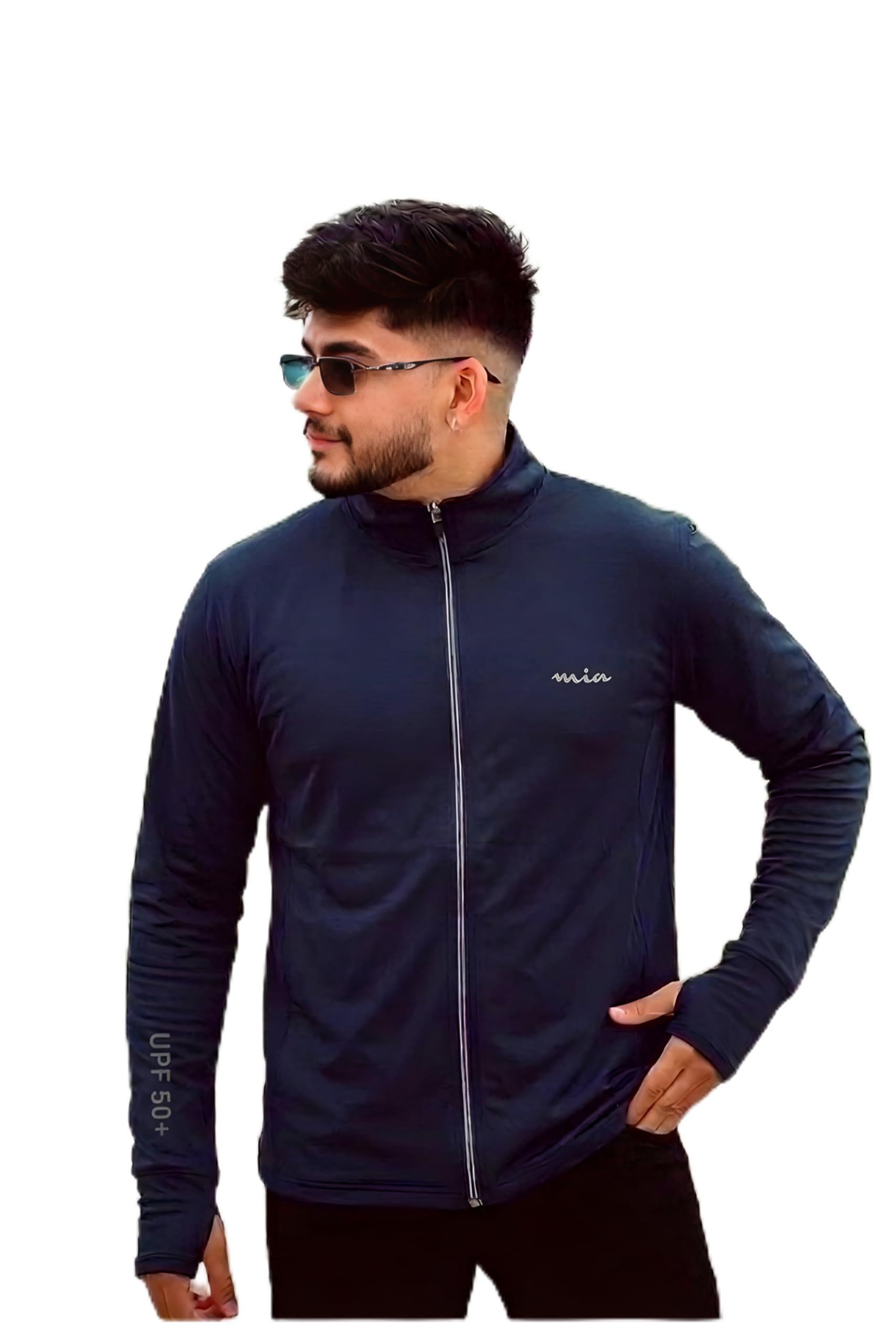 MIA FASHION Men’s Sunscreen Jacket with UPF 50+ UV Protection – Lightweight Breathable Quick Dry Summer Jacket for Sun & Pollution Protection, Ideal for Biking, Gym, Hiking & Outdoor Sports-picture-29