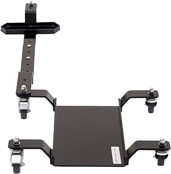 Black Widow Compact Adjustable Motorcycle Dolly - 800 lb. Capacity
