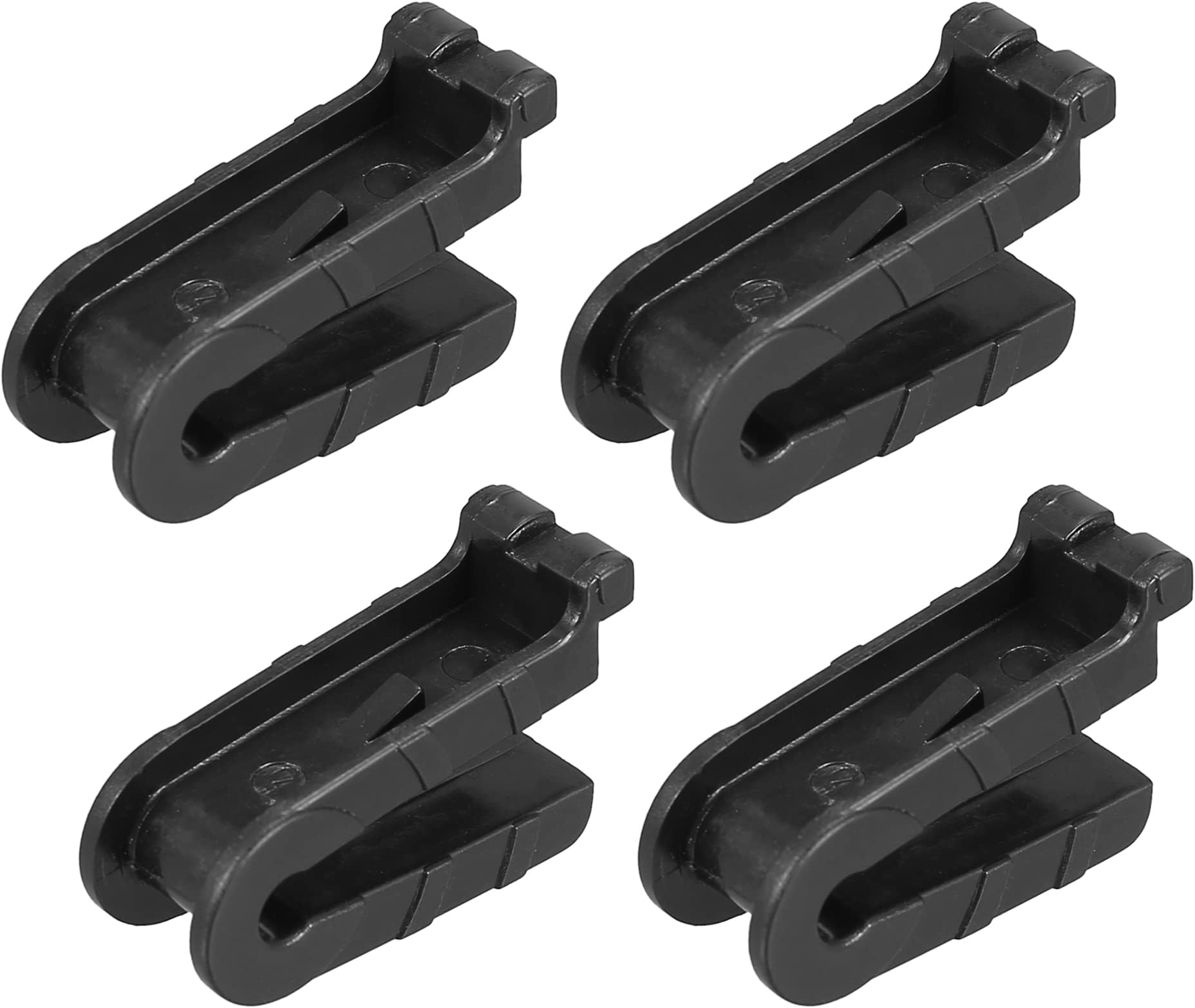 ACROPIX Universal Front Wiper Blade Arm Adapter Clip J Hook Type C - Pack of 4 Black