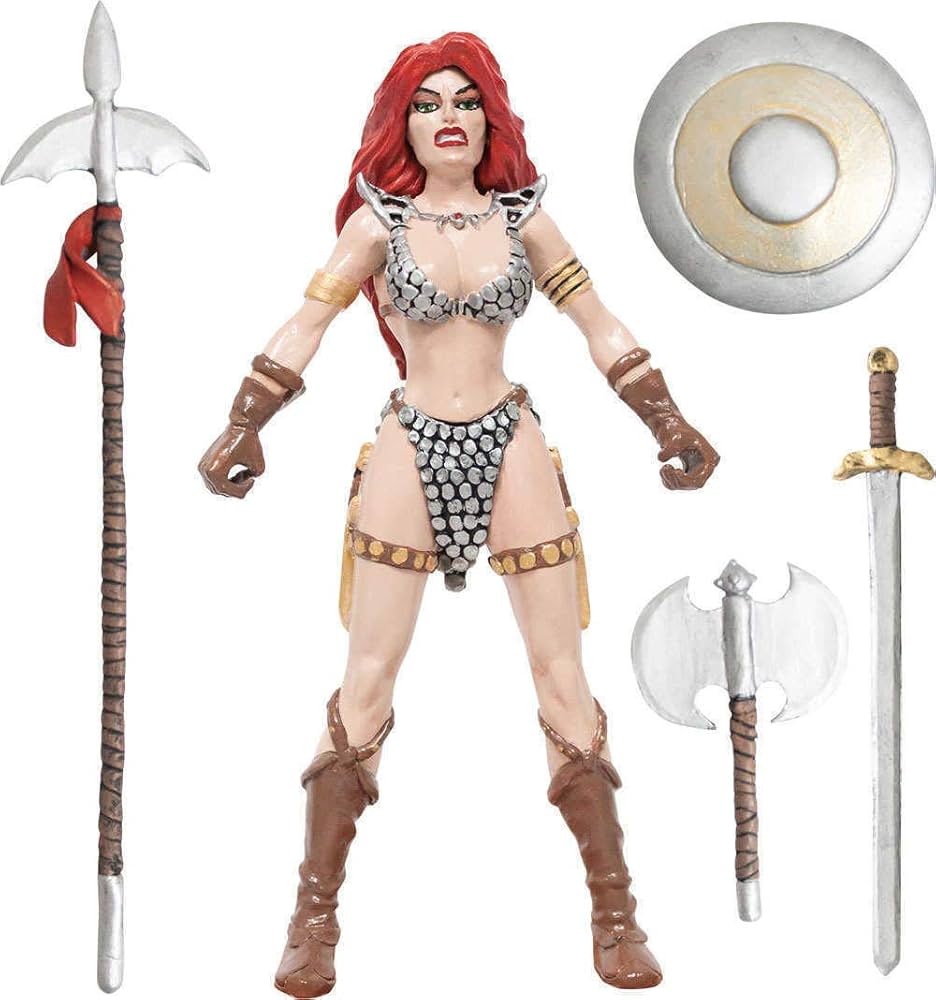 Red Sonja 14cm Bendable Action Figure : Buy Online at Best