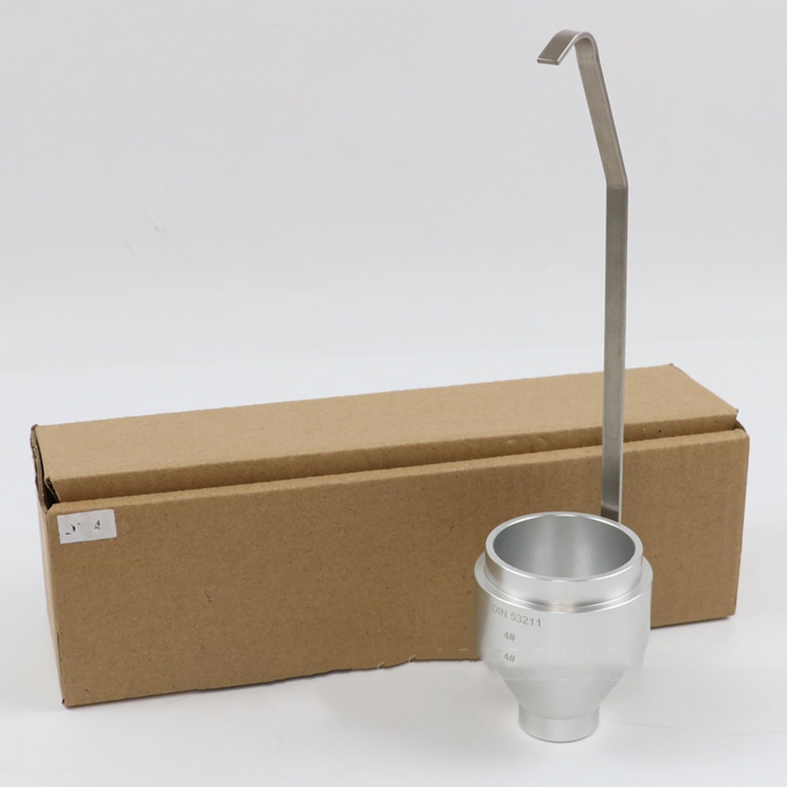 Copa de viscosidad portátil de inmersión DIN, Copa de viscosidad, Volumen de 100 ml, diámetro de la Boquilla de Flujo de 4/6 mm, para tintas, recubrimientos y Acabados de Pintura