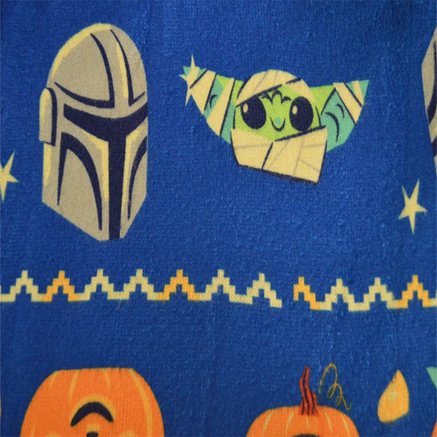 Briefly Stated Mens Star Wars Mandalorian and Grogu Halloween Candy is the Way Pajama2