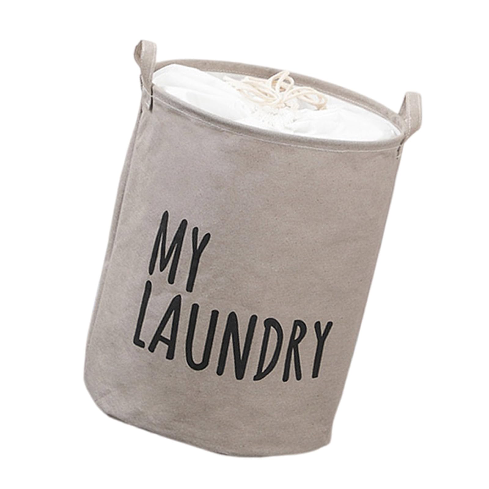 Laundry Hamper Foldable Clothing Storage Basket with Drawstring Large Capacity Dirty Clothes Organiser Waterproof