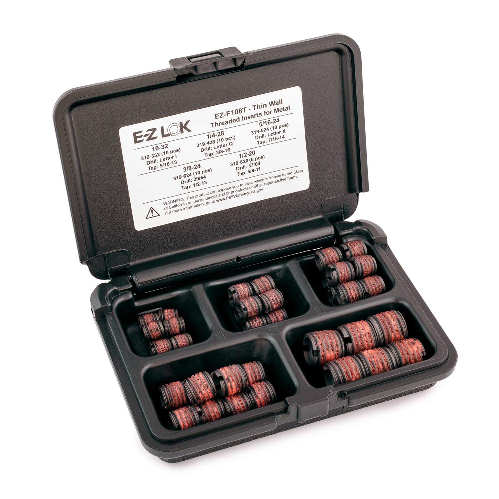 E-Z LOK Thread Inserts - Metal Repair Kit -1 E-Z LOK Thread Inserts - Metal Repair Kit -1