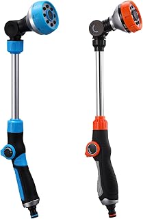 Chumia 2 Pack 18" Watering Wand for Garden Hose, 8 Spray Patterns