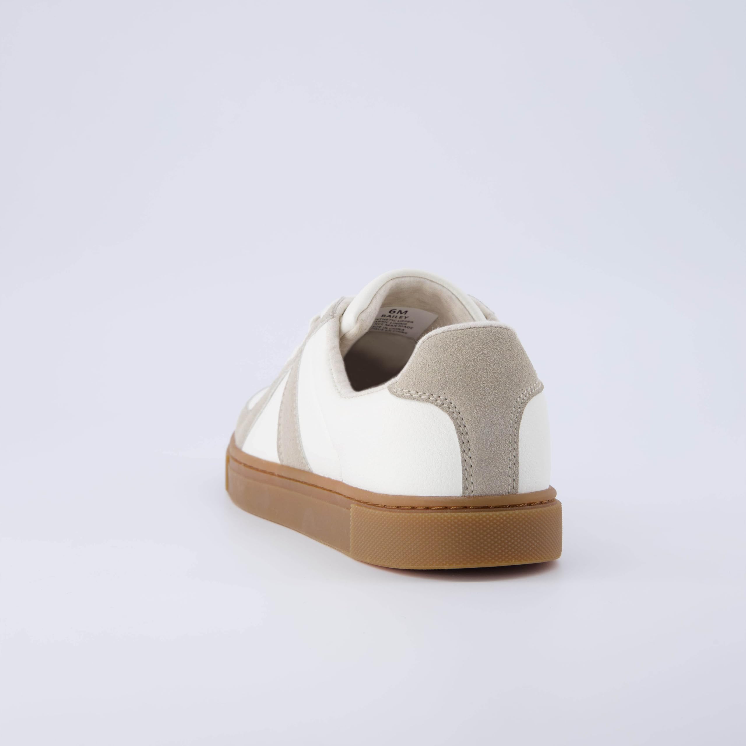 CUSHIONAIRE Zapatilla Deportiva Bailey con Cordones para Mujer + Espuma cómoda, Anchos Anchos Disponibles, Blanco/Gris 38 EU