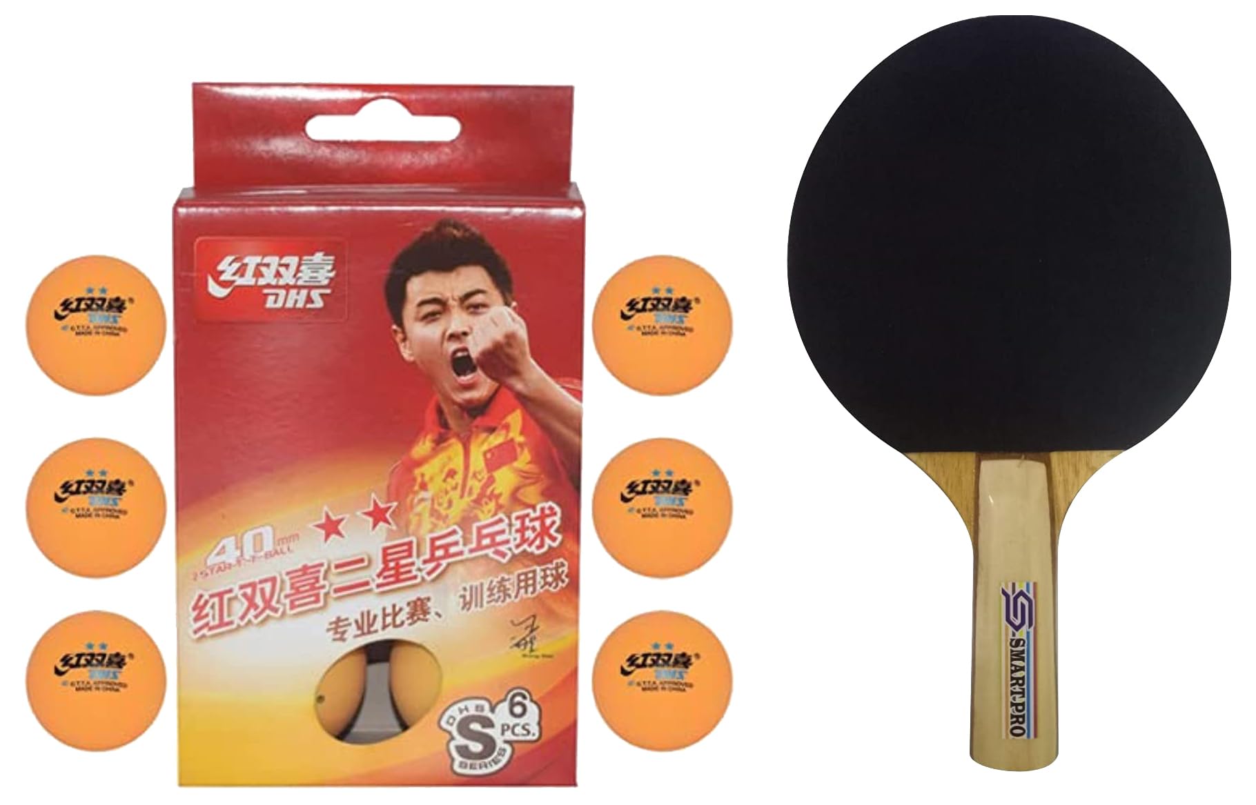 DHS TT Ball S-S1840BY 2 Star Y Supermarket (6 Pcs Box) 66 PCS with Smart PRO TT BAT Star (B09F6JXFHR) Amazon Price History, Amazon Price Tracker