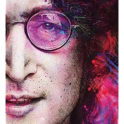 John Lennon Beatles Grande affiche murale 55 x 75 cm - Les Beatles, Paul McCartney, John Lennon, RIngo Starr, George Harrison John Lennon Beatles Grande affiche murale 55 x 75 cm – Image 2