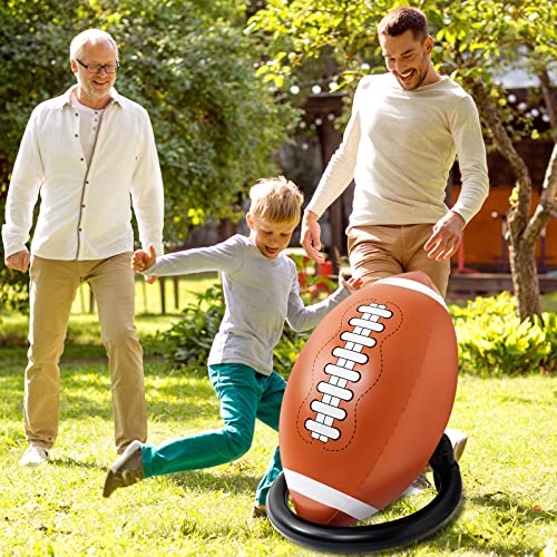 Deekin Giant Inflatable Football And Tee Party Decorations Football Toys Football Party Supplies Football Decor Jumbo Sports Toys Party Accessory For Games Gifts #TOP3