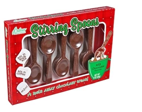 Miniatura 2 de Holiday Treats Malvaviscos de vainilla dulce de Navidad  Cucharas de bastón de caramelo con sabor a menta