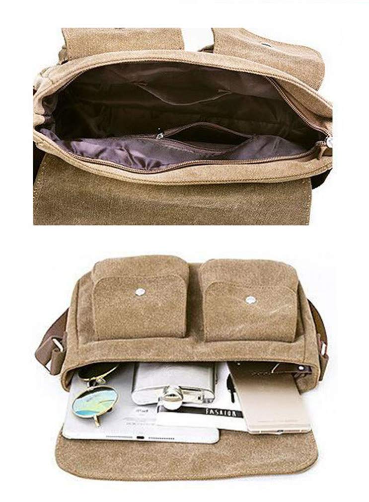 Petits Sacs de Messager Sac à Bandoulière en Toile Mini Besaces Sac à Épaule Sacoche 1
