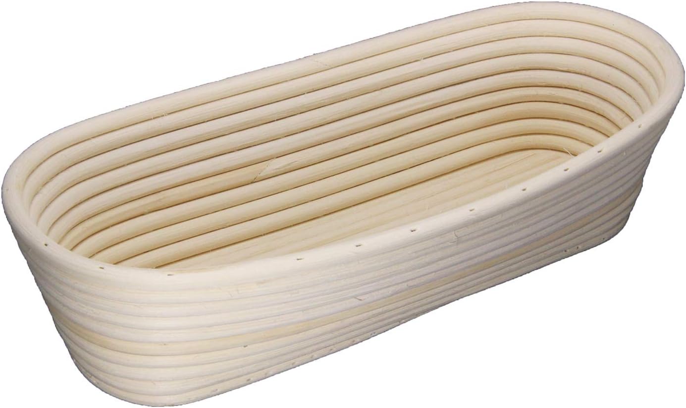 12 Inch Oval Long Banneton, BetterJonny Artisan Bread Proofing Basket +Liner Combo Set for Rising Dough - Image 2