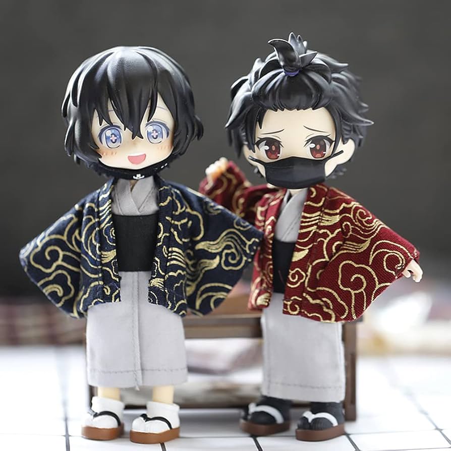 オビツ11　浴衣　着物　1/12　アウトフィット　ドール　服　ob11 オビツ11 OB11 1/12ドール服 浴衣セット 下駄付き 8種類 和風