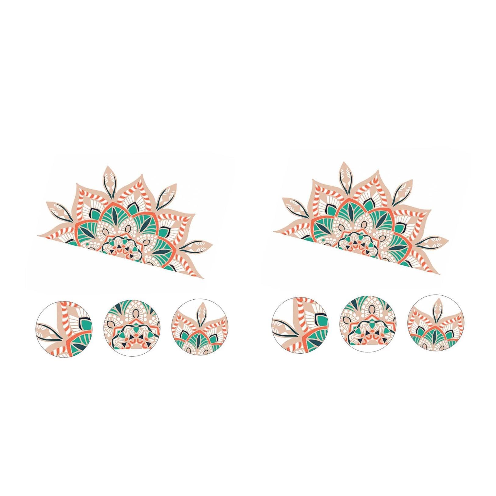 Stickers muraux mandala OSALADI pour créer une ambiance zen dans votre chambre à coucher