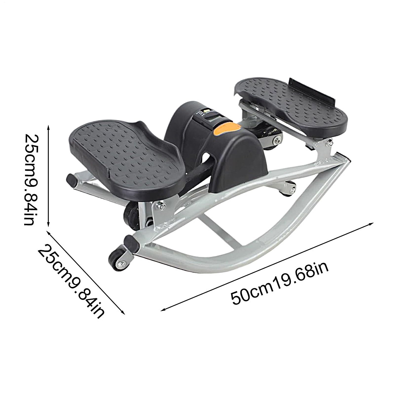 Stepper Do Ćwiczeń W Domu Akcesoria do Siłowni Domowej z Taśmą Oporową | Wahadłowy Stepper Fitness do Treningu Do Pośladków, Core, Górna i Partia, Do Domu, Siłowni, Na Zewnątrz, Dla