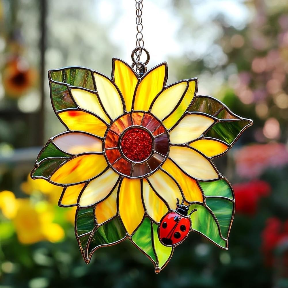 Dragon Tea Book Bookish Acrylic Suncatcher, Book Suncatchers for Window Hangings, Bookish Gifts for Readers Book Lovers Bookworm, Gift for Mother's Day, Women, Mom, Wife, Grandma