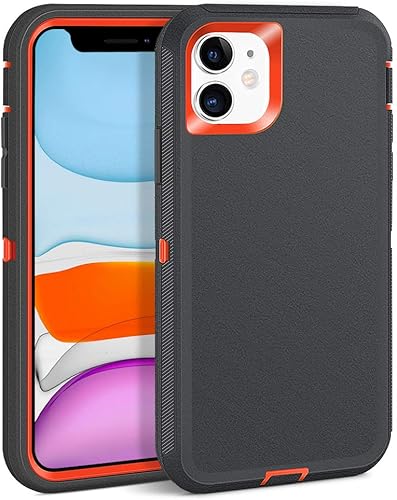 MAXCURY Funda protectora para iPhone 11, resistente con absorción de impactos, sin protector de pantalla, parachoques de policarbonato duro +
