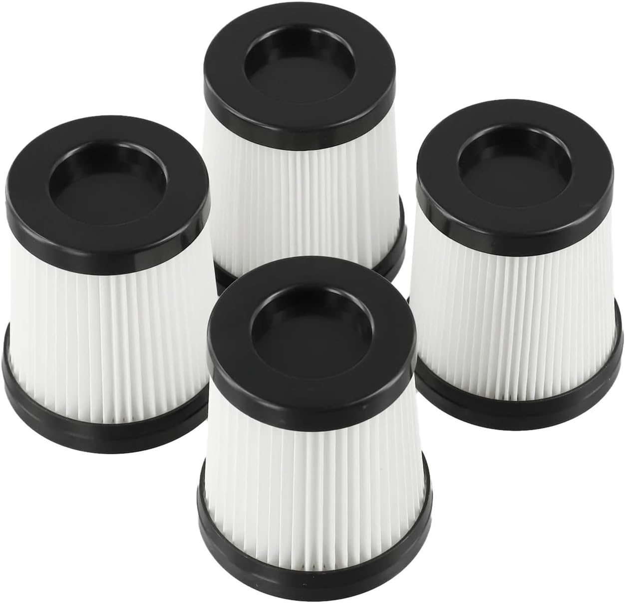 Washable ，Compatble for HEPA ，Filter Replacement ，Compatble for Kalado， KCV01 Cordless Vacuum Handheld Vacuum Cleaner Filter Elements Power Clean Tools(4 Pack)