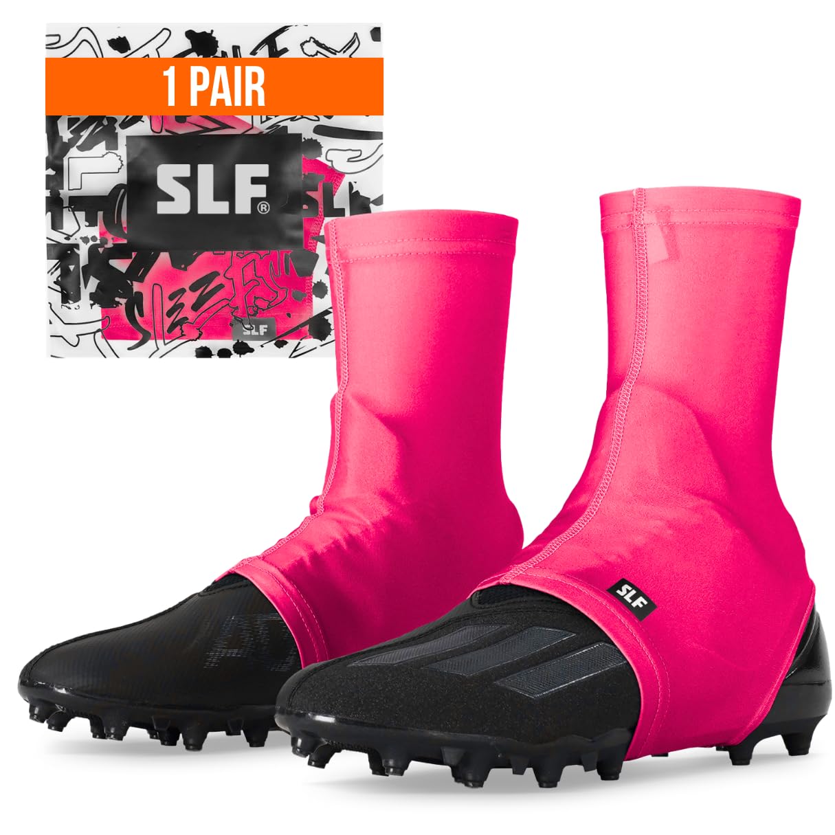 SLEEFS Football Spats/Cleat Covers for Secure Laces, Fits Any Cleats