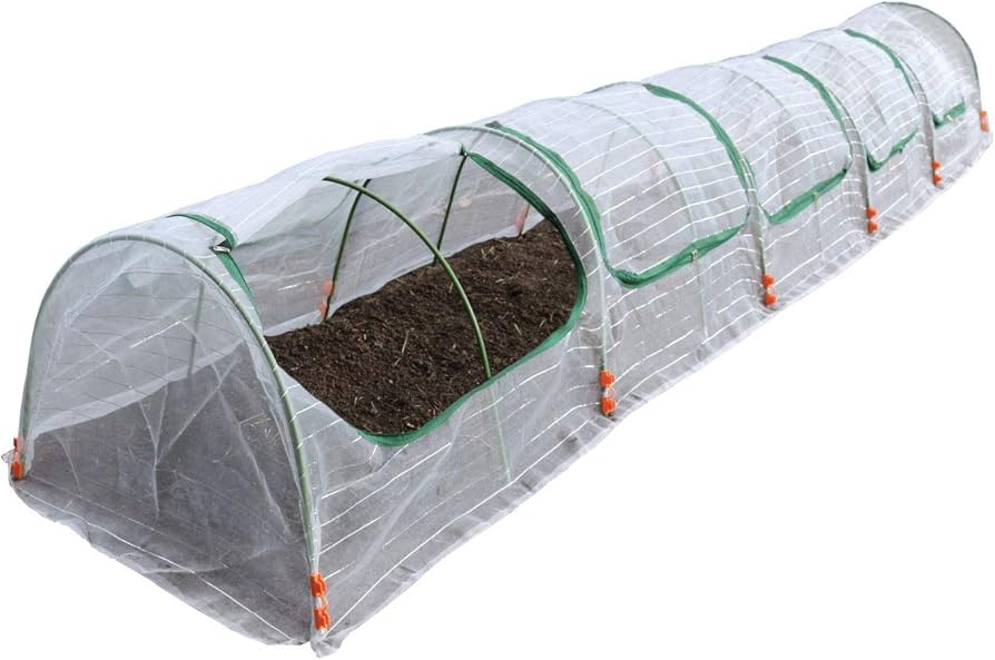 Amazon.co.jp: ファスナー付き 菜園用らくらく防虫ネット・家庭菜園